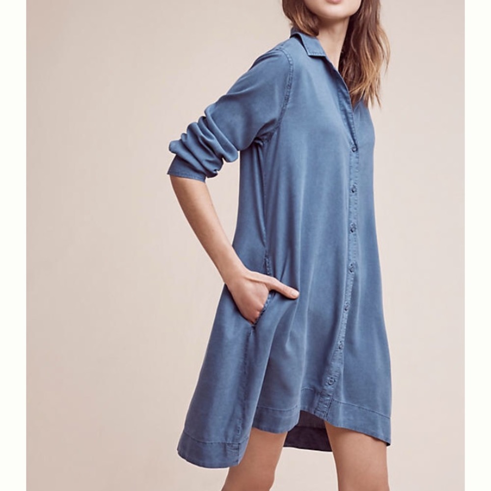 Cloth & Stone Bella Dahl Farryn Shirtdress Size S